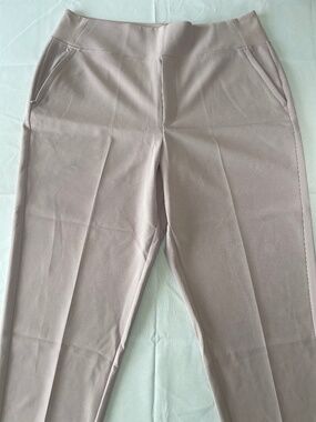 Athleta Womens Blush Pink Stretch Tapered Ankle Pants - Size 16